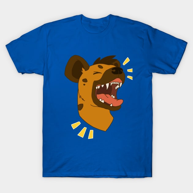 Laughing Hyena T-Shirt by Tiki_Artdog